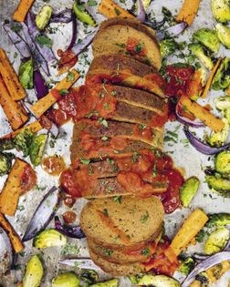 Sunday night lentil roast