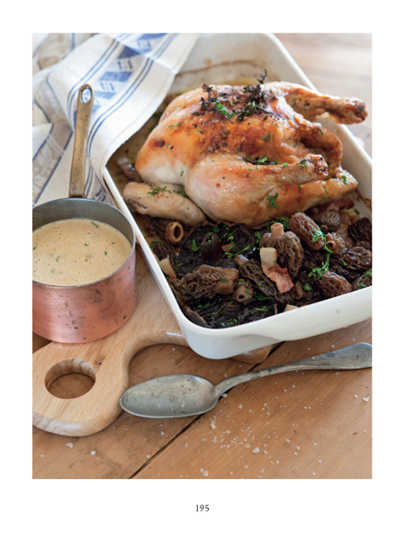 Sunday night pot-roasted chicken with mushrooms and bacon recipe | Eat ...