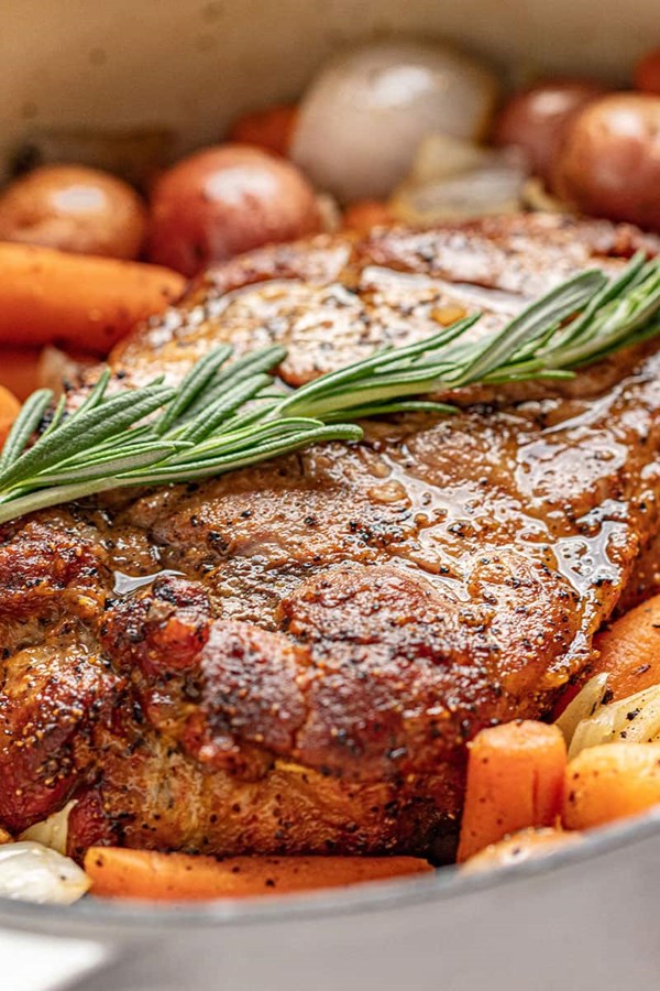 Sunday pork roast