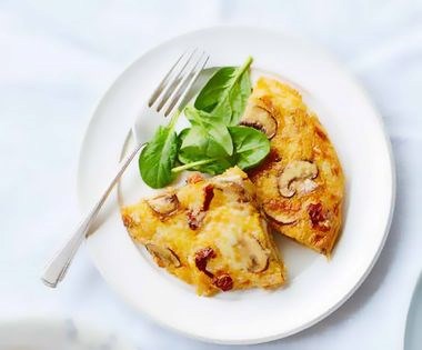 Sundried tomato frittata