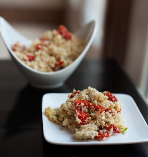 Sundried tomato quinoa salad