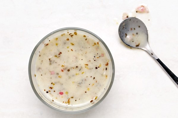 Sunflower oil vinaigrette