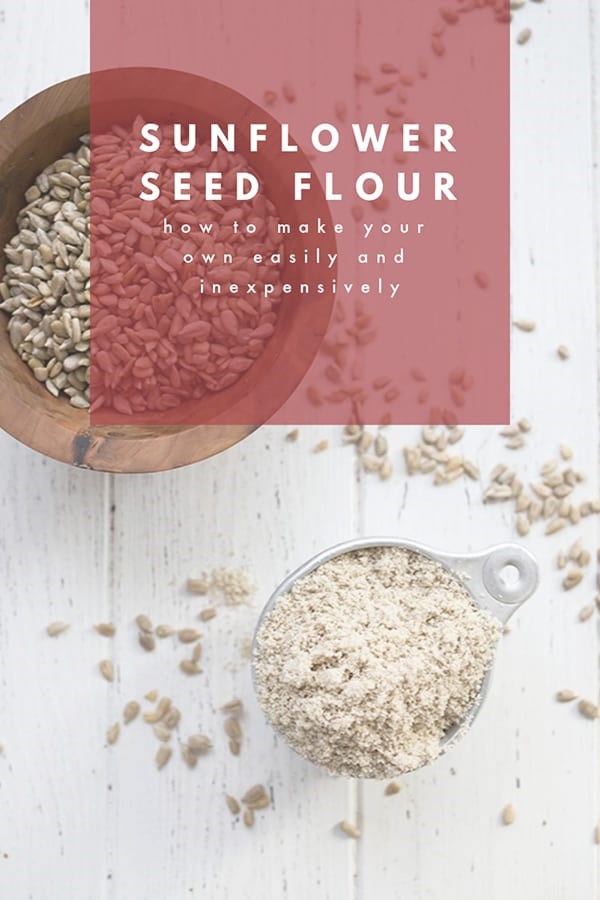 Sunflower seed flour