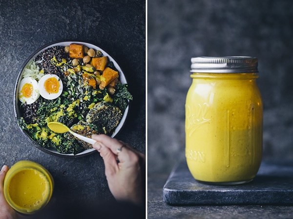 Sunny turmeric tahini sauce