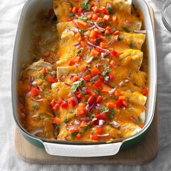 Sunrise sausage enchiladas 