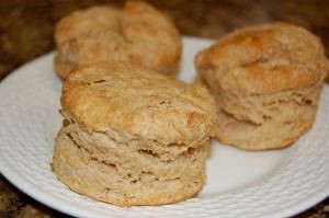 Super-easy whole-wheat biscuits