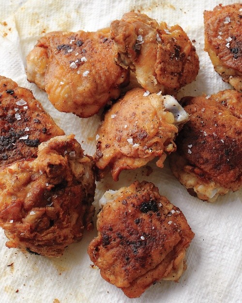 Super-fast fried chicken