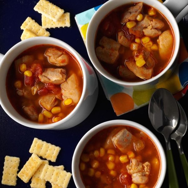 Super fast Mexican soup