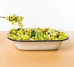 Super-green mac 'n' cheese
