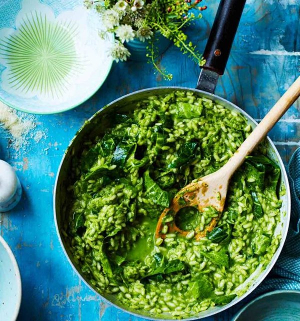 Super green risotto