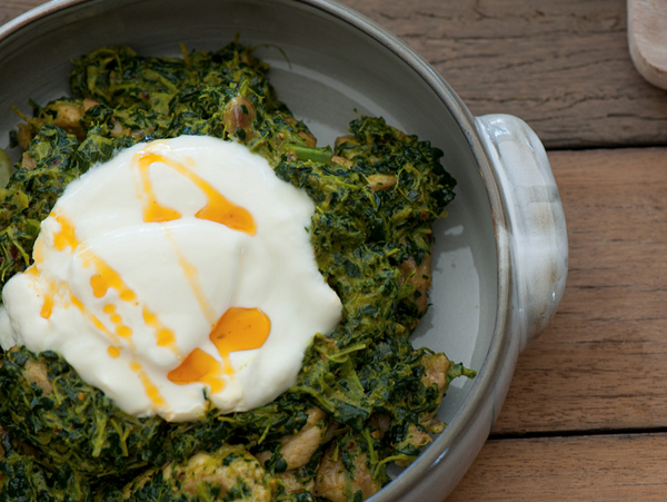 Super green saag chicken