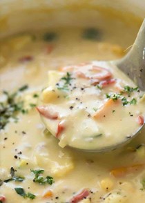 Super low cal healthy creamy vegetable soup