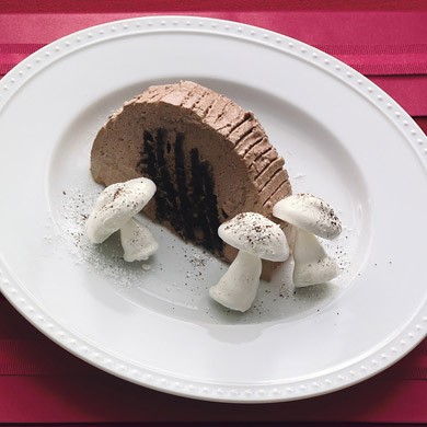 Super-quick mocha Yule log