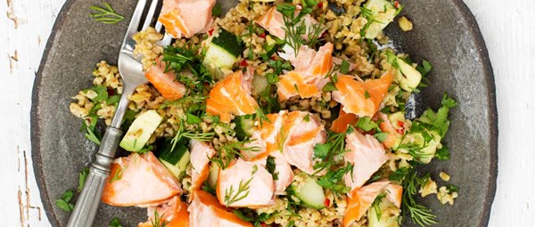 Super salmon salad