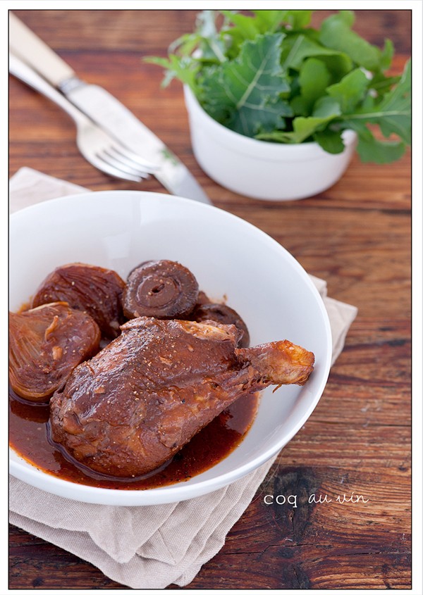 Super simple coq au vin