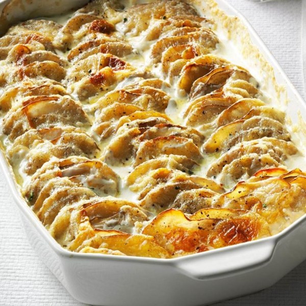 Super simple scalloped potatoes