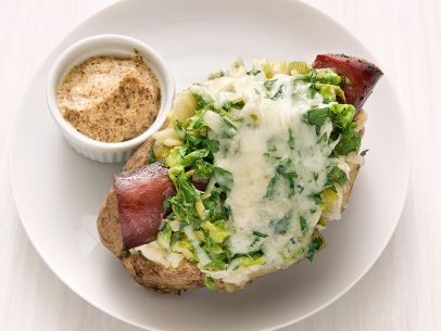 Super-stuffed baked potatoes
