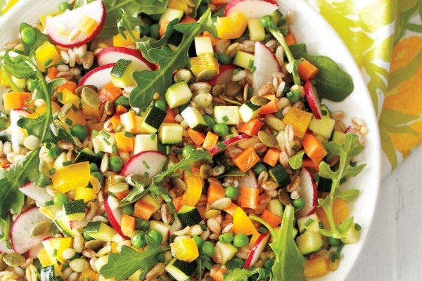 Super summer whole grain salad