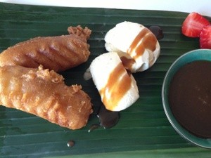 Supermalt banana fritters