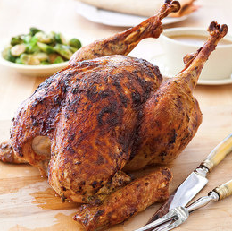 Supermoist roast turkey