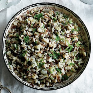 Supersavory wild rice pilaf