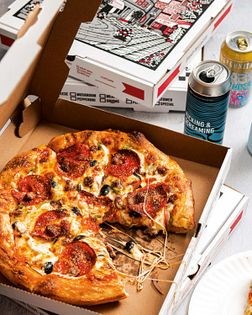 Supreme pan pizza