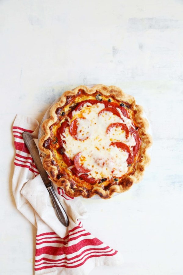 Supreme pizza quiche