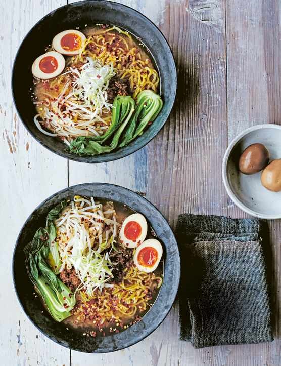 Surprisingly awesome one-hour spicy miso ramen