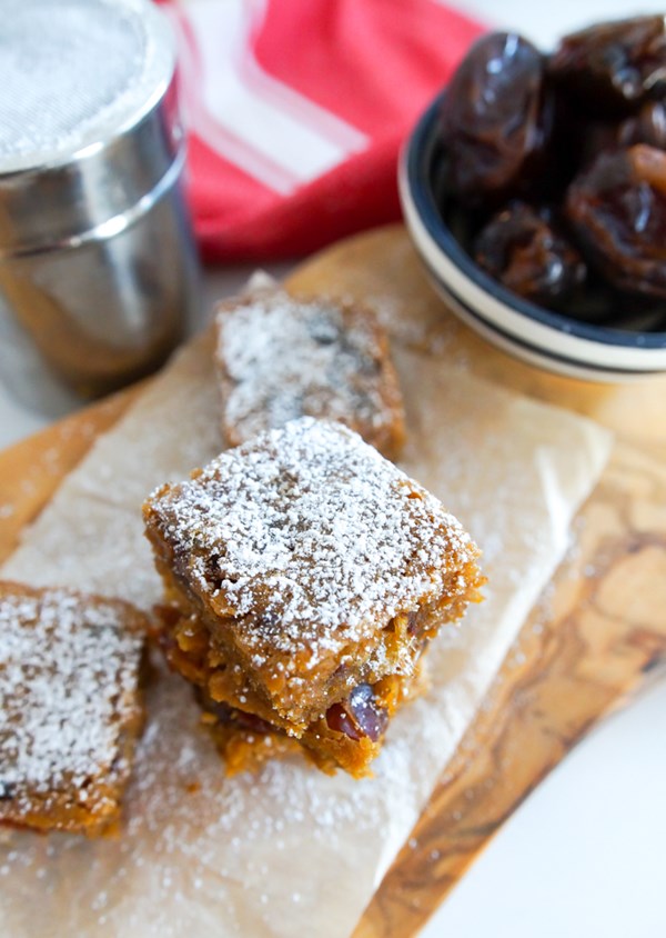 Surprisingly scrumptious date squares