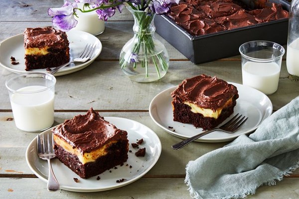 Susan Miglore's fudgy cream cheese chocolate cake