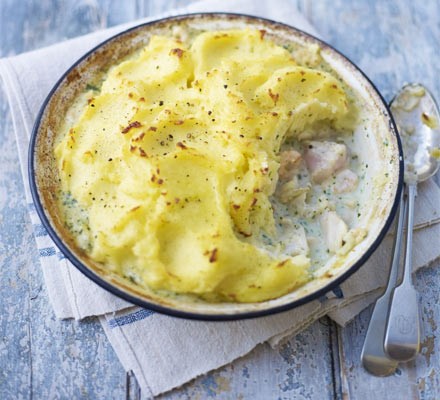 Sustainable fish pie
