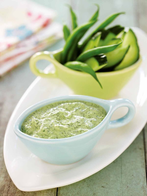 Svelte green goddess dip