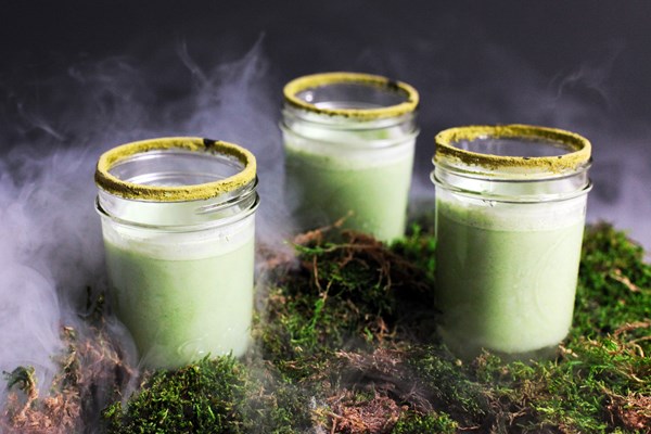Swamp monster sherbet punch