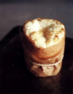 Swede and cheddar soufflé