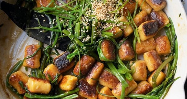 Swede gnocchi with miso butter