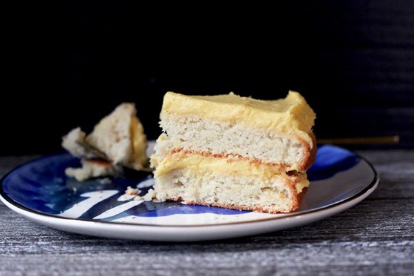 Swedish almond cake