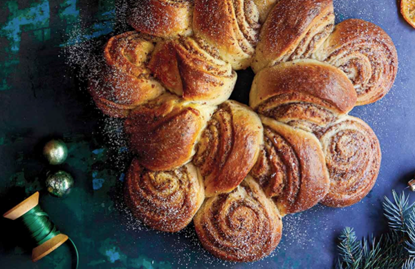 Swedish almond coffeecake