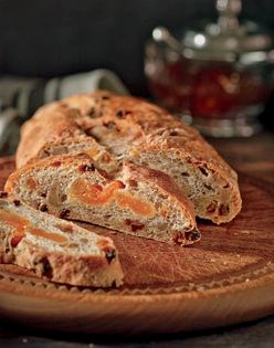 Swedish apricot walnut bread