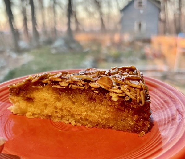 Swedish caramel almond cake: the ultimate toffee cake (Toscakaka)