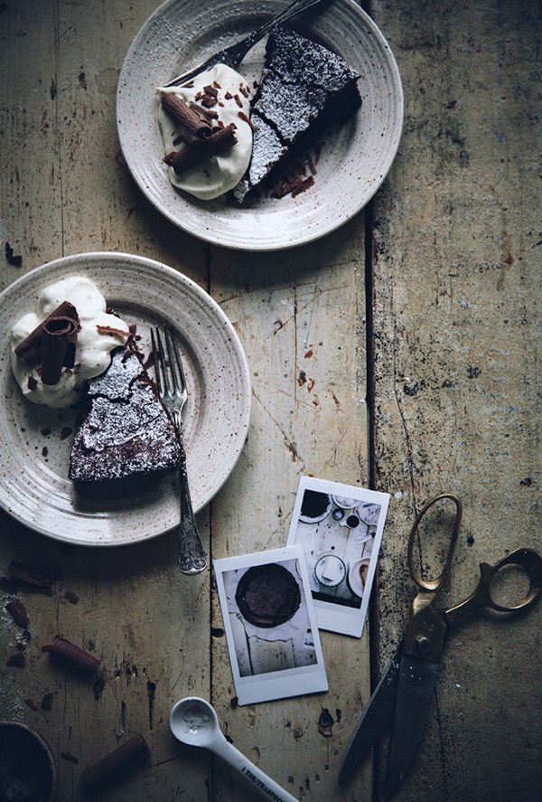 Swedish chocolate cake (Kladdkaka)
