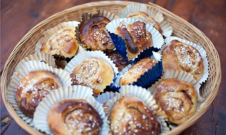 Swedish cinnamon buns (Kanelbullar)