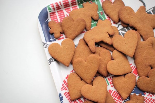 Swedish gingersnap cookies (Pepparkakor)