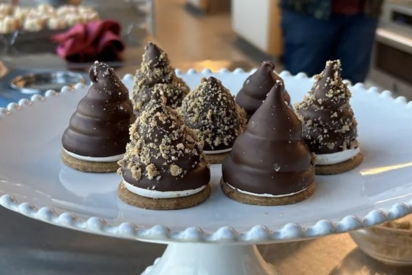 Swedish hot chocolate fluff cookies (Mums-mums)