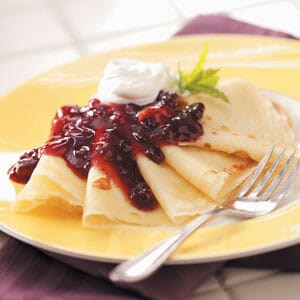 Swedish pancakes (Pannkakor)
