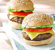 Swedish-style meatball burgers