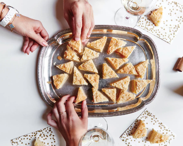 Swedish visiting cake bars