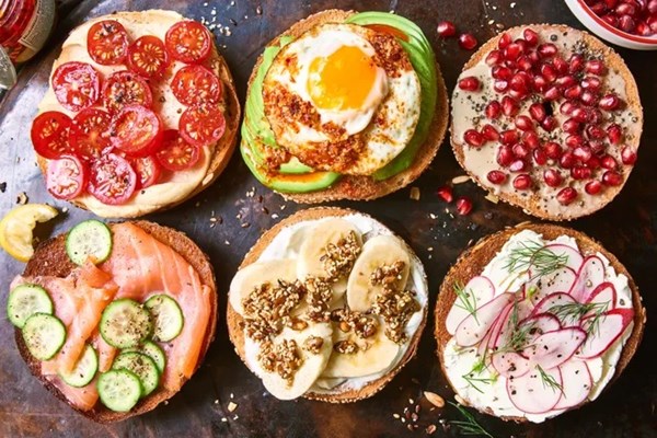 Sweet & savory bagel bar