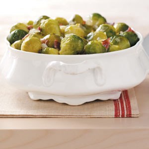 Sweet & sour Brussels sprouts 