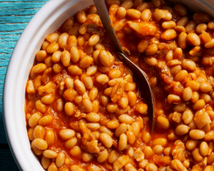 Sweet & spicy baked beans