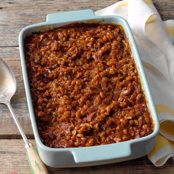 Sweet & spicy baked beans